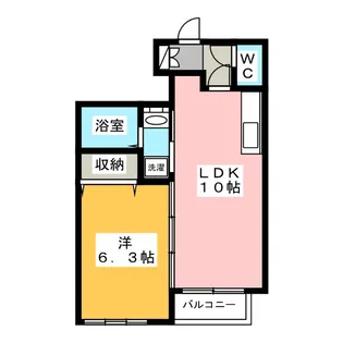 アルテリーベ【1階】の間取り