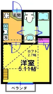 ウィステニア弘明寺【2階】の間取り