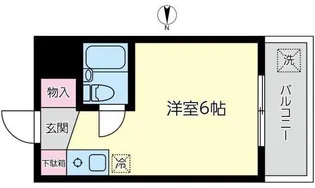 コアクレスト大和東【1階】の間取り