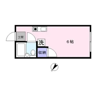 バーネット【2階】の間取り