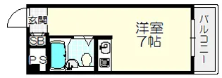 ネオダイキョー塚口【5階】の間取り