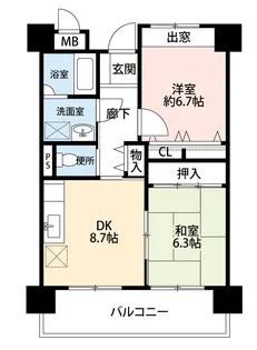 OPH新千里東町【2階】の間取り