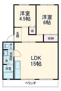 マボリシーハイツ3号棟【5階】の間取り