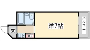 パシフィック北野【2階】の間取り