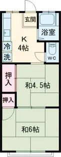 ニシキハイツ【2階】の間取り