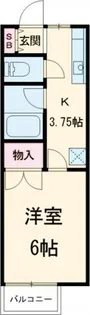 グリーンハイツ【1階】の間取り