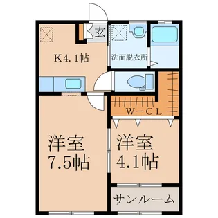 GFL I【2階】の間取り