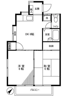 サンシティみずほ【2階】の間取り