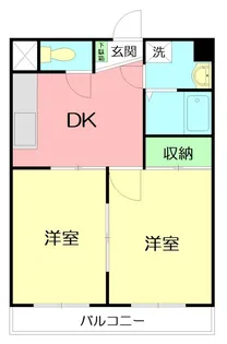 ハイツ綾瀬【2階】の間取り