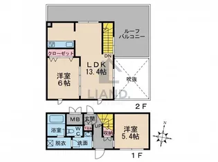 ベルメゾン高取グラースの間取り