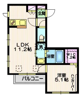 ベルメゾンS【3階】の間取り