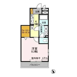 コンフォールK【2階】の間取り