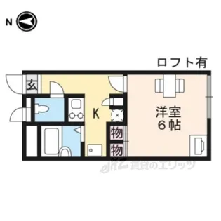 レオパレスサントピア【2階】の間取り