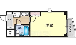 エスリード塚本第2【8階】の間取り