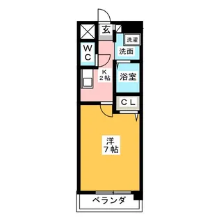 ハイツ・メグ【3階】の間取り