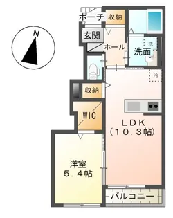 NFコーポ1号館【1階】の間取り