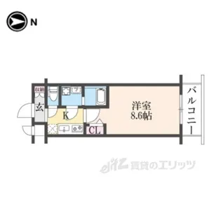 CRESTTAPP京都太秦天神川DEX2【2階】の間取り