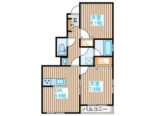 すまいる34番館【1階】の間取り