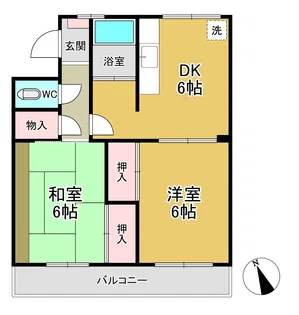 米田ビル【1階】の間取り