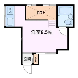 茶湖ハウス【1階】の間取り