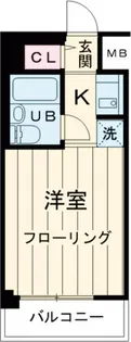 スカイコート下高井戸【11階】の間取り