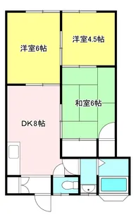 サンヒルズ原【2階】の間取り