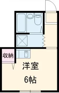 FメイトキューブのぼのI【1階】の間取り