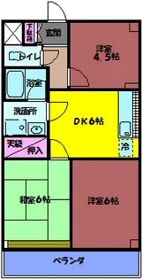 エレガンスコーポ【3階】の間取り