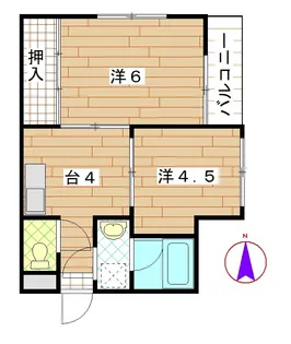 ポラーノ90【3階】の間取り