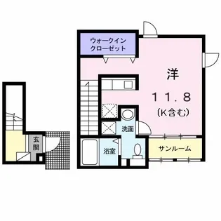 カルム聖蹟【2階】の間取り
