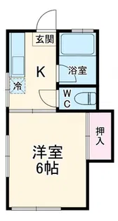 ルミエールA棟【1階】の間取り