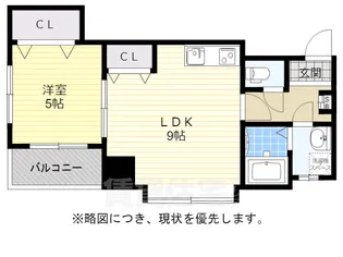 ロイヤル神屋71【7階】の間取り