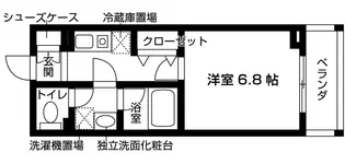 KDXレジデンス津田沼【5階】の間取り