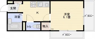TOYOマンション【2階】の間取り