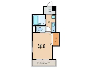 クレールオオトシ【3階】の間取り