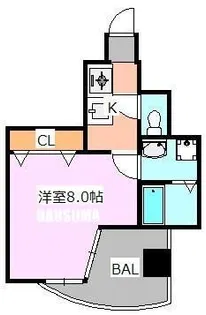 文京ツインタワー【5階】の間取り