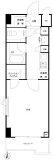 ルーブル泉岳寺前【1階】の間取り