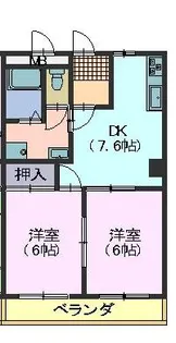 メゾン原【1階】の間取り