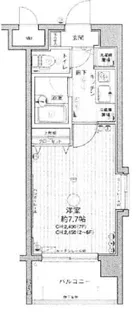 ラグジュアリーアパートメント両国【7階】の間取り