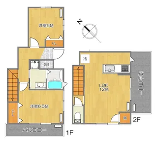 Aテラス【1階】の間取り