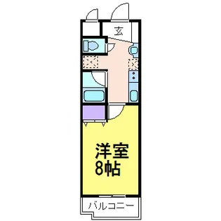 ウィステリア府所【3階】の間取り