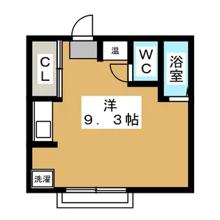 フラットエイトB【1階】の間取り
