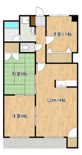 メルベーユサカイ【3階】の間取り