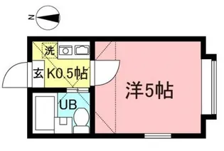ケーオーハイム【1階】の間取り