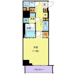 オープンブルーム東日本橋【3階】の間取り