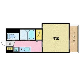Newroof宇栄原【3階】の間取り