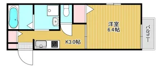 シャーメゾン寝屋川【1階】の間取り