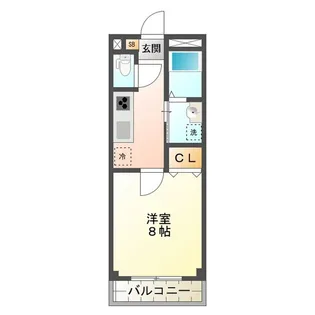 バーデンバーデンII【1階】の間取り