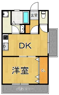 ヴィラ北田【3階】の間取り