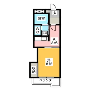サンシャインビル南棟【3階】の間取り